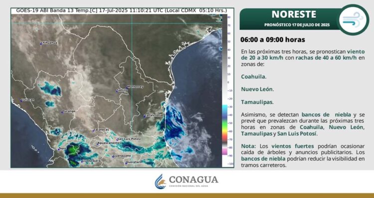 ¿Habrá ambiente caluroso o lluvias dispersas en Tamaulipas este jueves?