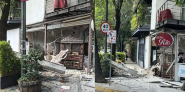 Heridos y daños deja explosión en rosticería de la Condesa en CDMX