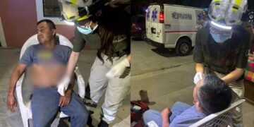 Hombre resulta herido tras discusión con su esposa en Matamoros, Tamaulipas