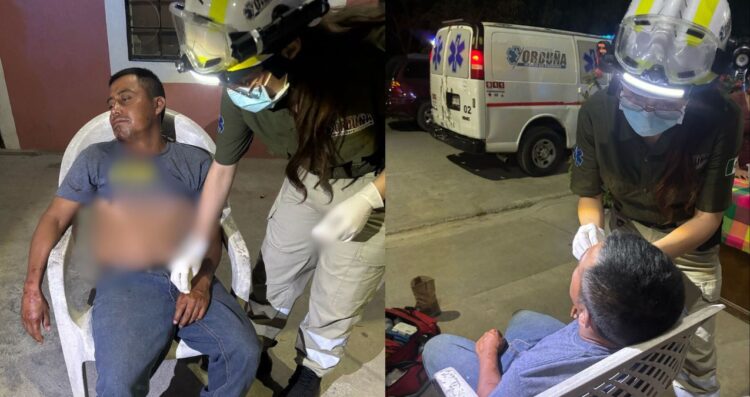 Hombre resulta herido tras discusión con su esposa en Matamoros, Tamaulipas