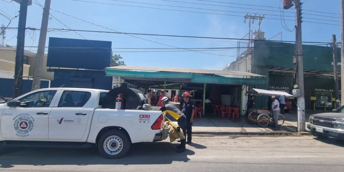Incendio en “La Perica” moviliza a bomberos en Cd. Victoria, Tamaulipas