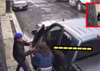 Intentan robar camioneta a pareja en Uruapan; mujer se enfrenta y vecinos frustran el asalto