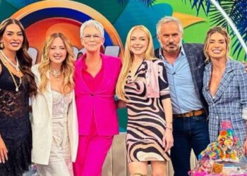 Jamie Lee Curtis y Lindsay Lohan sorprenden con su visita al programa “Hoy” en México