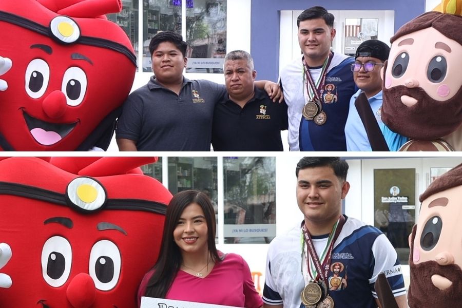 Joven deportista mexicano en Matamoros
