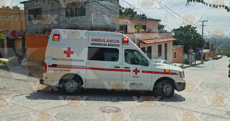 Joven se lesiona en colonia Simón Torres de Cd. Victoria