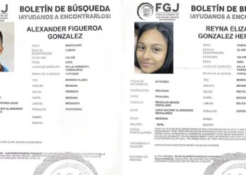 Joven madre desaparece junto a sus 2 hijos tras salir a vender ropa en Valle Hermoso, Tamaulipas