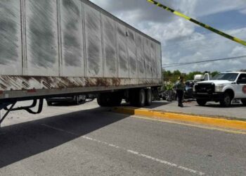 joven sin vida caja tráiler Matamoros