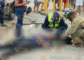 Joven queda herido tras derrapar en motocicleta en Ciudad Madero, Tamaulipas