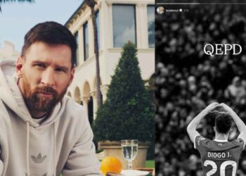 Lionel Messi publica emotiva fotografía tras muerte del futbolista Diogo Jota