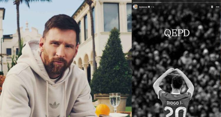 Lionel Messi publica emotiva fotografía tras muerte del futbolista Diogo Jota