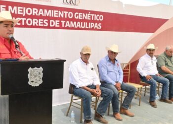 Llevan Programa de Mejoramiento Genético al municipio de Méndez, Tamaulipas