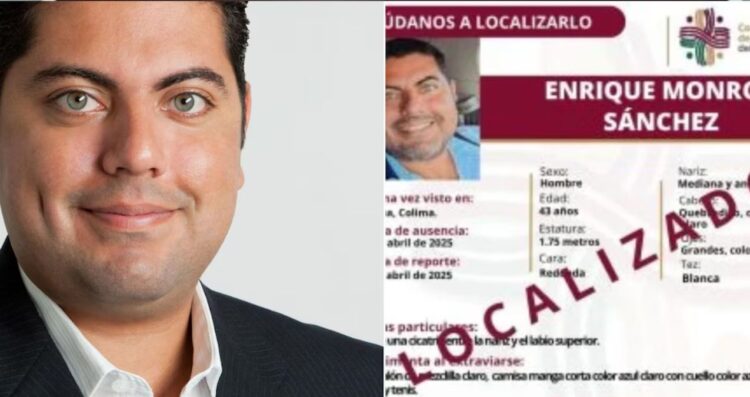 Localizan sin vida al panista Enrique Monroy, exalcalde de Villa de Álvarez, Colima