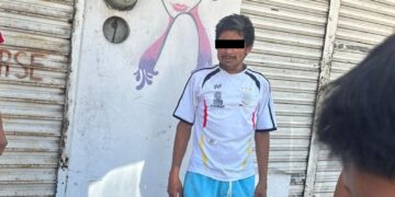 Locatarios del mercado detienen a ladrón de maquinas tragamonedas en Ciudad Victoria, Tamaulipas