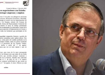 Marcelo Ebrard confirma que México está en negociaciones con Estados Unidos para evitar el arancel del 30%