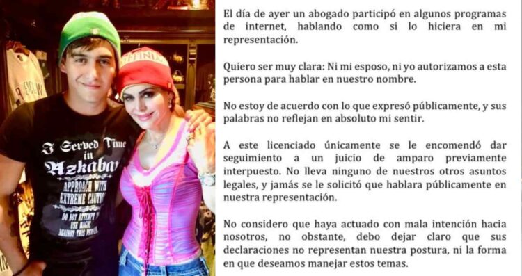 Maribel Guardia comparte fuerte comunicado tras polémica con abogado