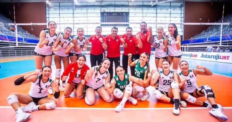 México avanza a octavos de final en Mundial Sub-19 de voleibol tras vencer a Egipto