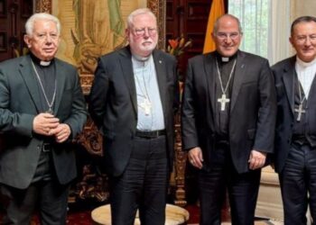 México busca visita del papa León XIV; Rosa Icela dialoga con enviado del Vaticano