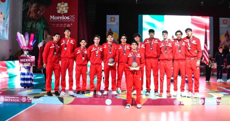 México conquista plata en la Copa Panamericana Sub-19 de voleibol