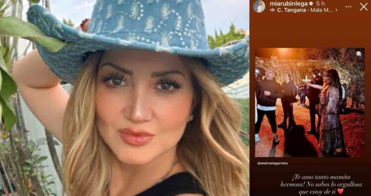 Mía Rubín dedica un tierno mensaje a su mamá, Andrea Legarreta, tras su regreso a las telenovelas