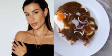 Michelle Salas causa revuelo con sus chilaquiles “saludables” en redes sociales