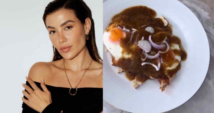 Michelle Salas causa revuelo con sus chilaquiles “saludables” en redes sociales