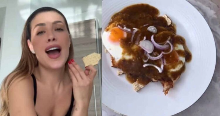 Michelle Salas se autodenomina “Lady Chilaquil” en redes sociales