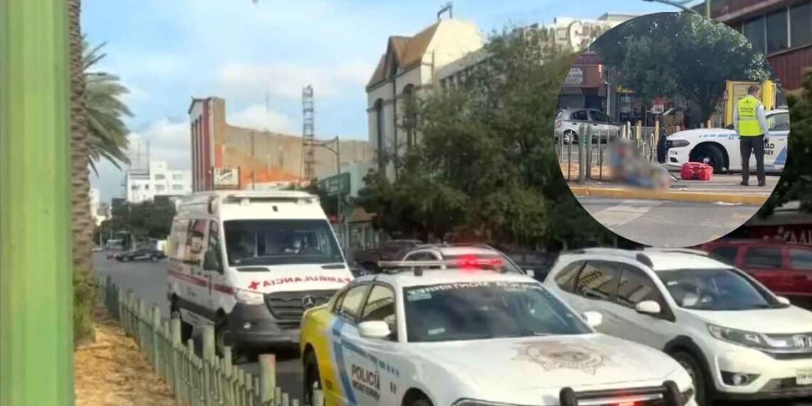 Monterrey: Conductor huye tras arrollar y dejar lesionado a un masculino en la avenida Madero