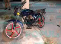 Motociclista ebrio intenta huir de operativo y acaba hospitalizado en Cd. Victoria, Tamaulipas
