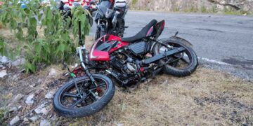 Motociclista herido Victoria-Tula