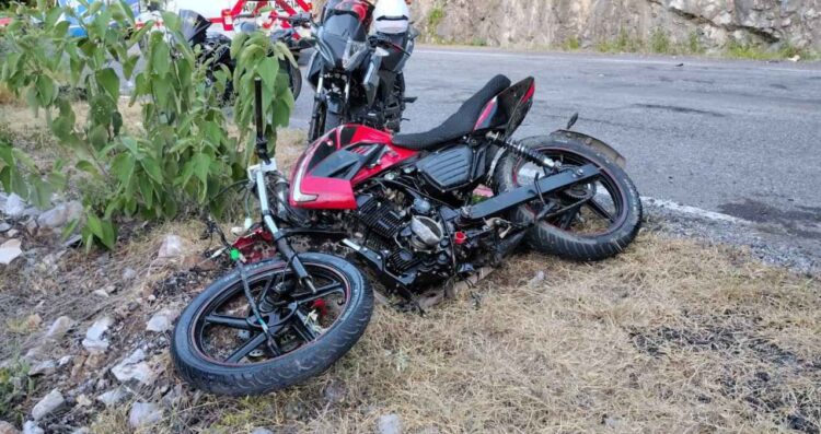 Motociclista herido Victoria-Tula