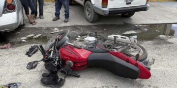 Motociclista herido en Matamoros