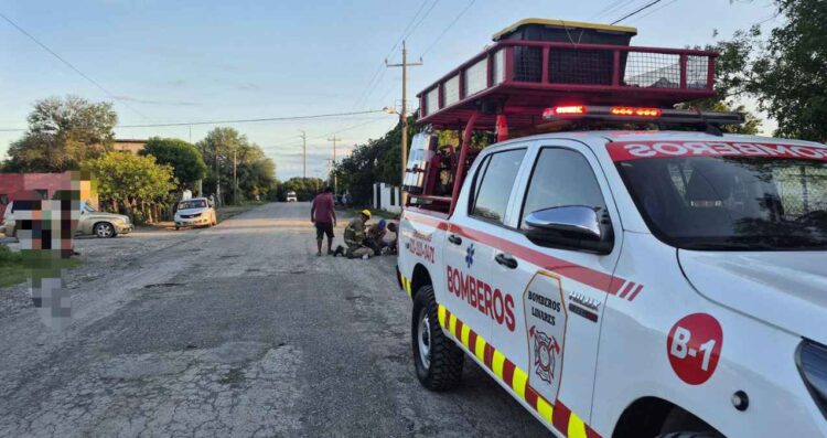 Motociclista lesionado Linares