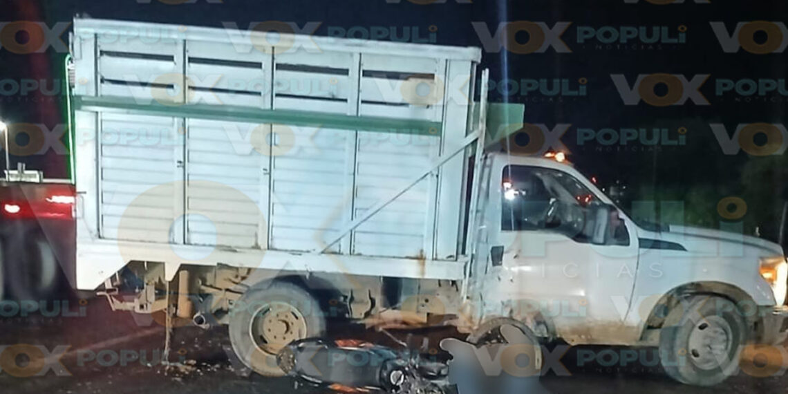 Motociclista resulta gravemente herido tras chocar con camioneta en Altamira, Tamaulipas