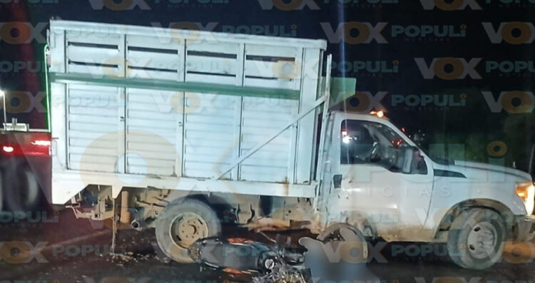 Motociclista resulta gravemente herido tras chocar con camioneta en Altamira, Tamaulipas