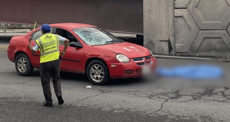Muere hombre atropellado Monterrey, Nuevo León