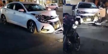 Mujer embarazada resulta herida al ser impactada por un vehículo en Monterrey, NL
