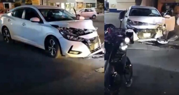 Mujer embarazada resulta herida al ser impactada por un vehículo en Monterrey, NL