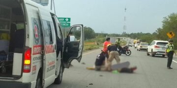 Mujer herida Montemorelos