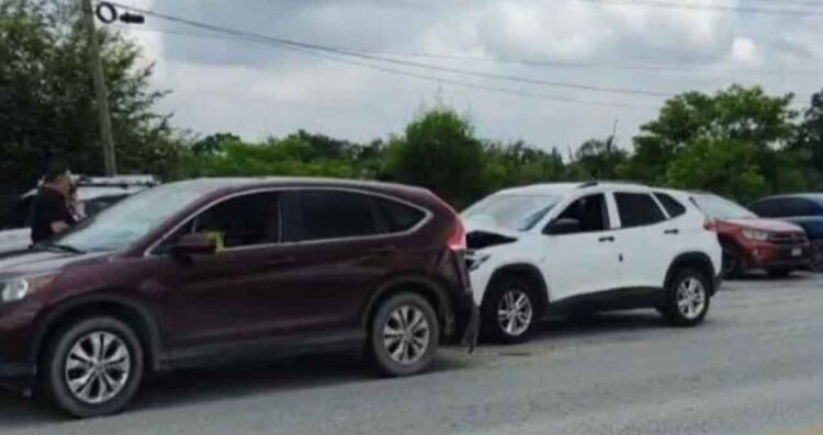 Mujer sufre lesiones tras choque en la carretera Valles–Mante