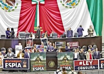 Oposición Morena “Estado espía”