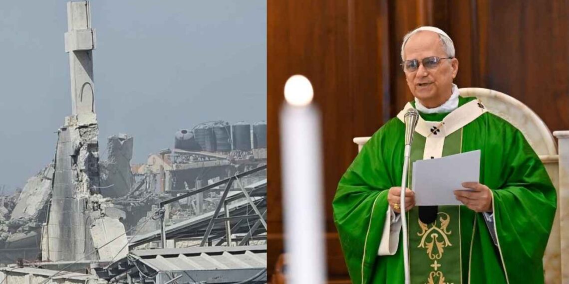 Papa León XIV pide dejar las armas y dialogar tras el ataque a la parroquia católica de Gaza