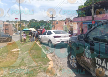 Peatón es atropellado al cruzar bulevar en Tampico, Tamaulipas