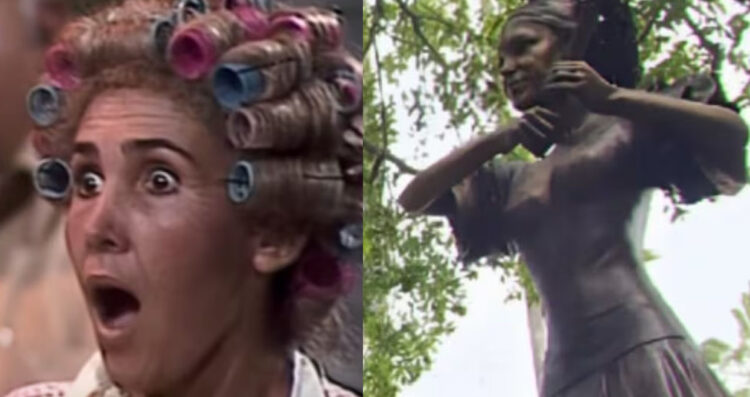 Piden quitar estatua de Florinda Meza en Zacatecas para honrar a la primera esposa de Chespirito