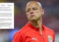Por comentarios misóginos, Chivas y Federación toman medidas contra Chicharito