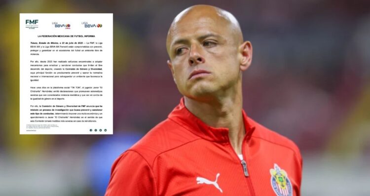 Por comentarios misóginos, Chivas y Federación toman medidas contra Chicharito