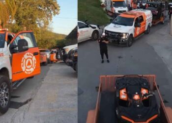 Protección Civil de Nuevo León envía a Texas nuevo grupo de rescatistas para ayudar en las inundaciones