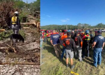 Protección Civil de Nuevo León participa en la búsqueda de personas desaparecidas en Texas tras inundaciones