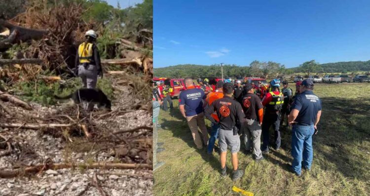 Protección Civil de Nuevo León participa en la búsqueda de personas desaparecidas en Texas tras inundaciones