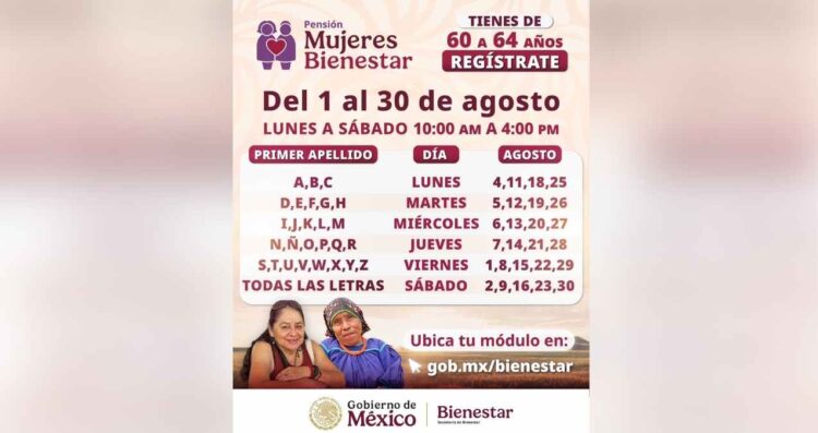 Requisitos Pensión Mujeres Bienestar en Tamaulipas