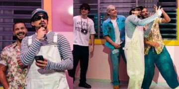 Ricky Martin y su hijo disfrutan del concierto de Bad Bunny desde el escenario en Puerto Rico